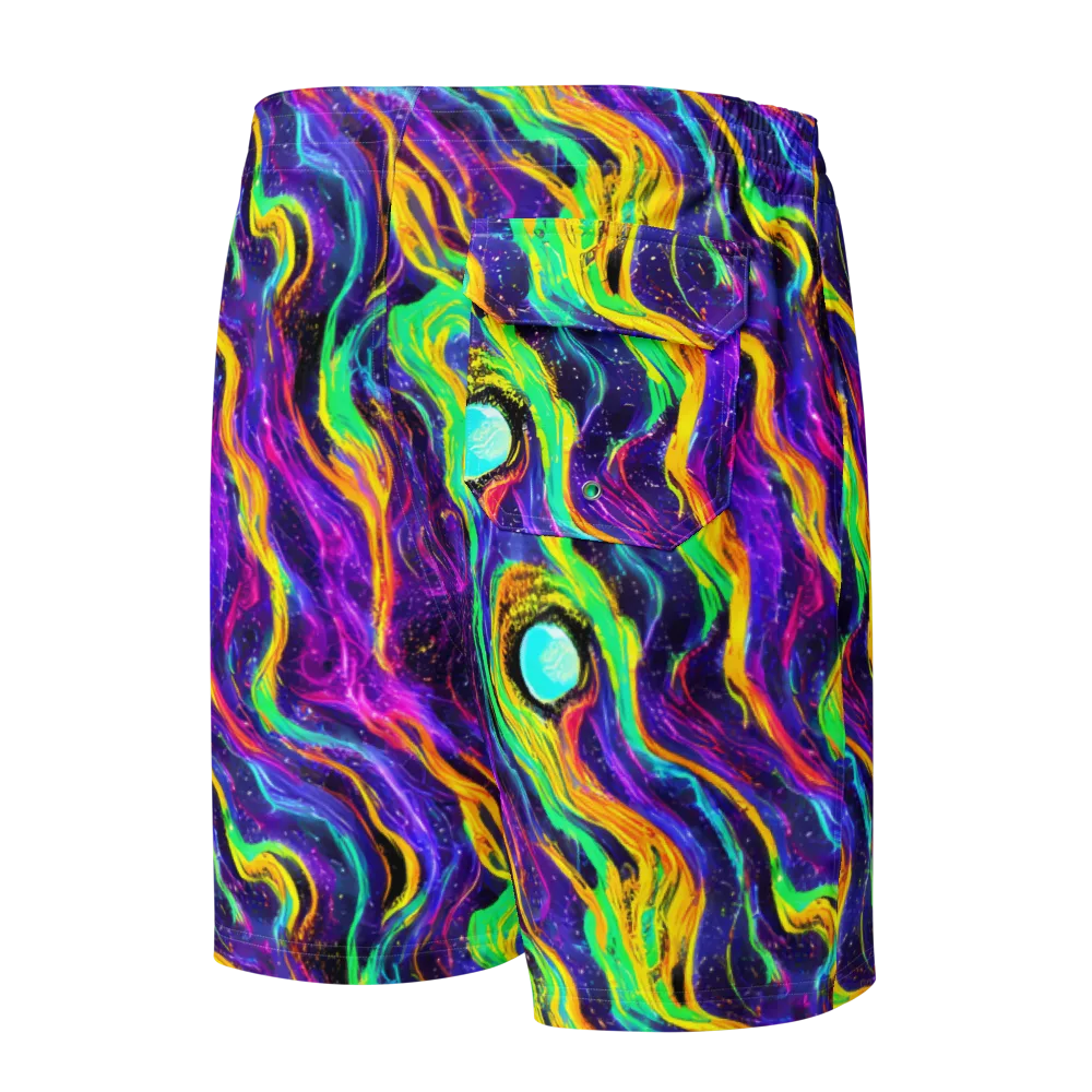 Jackson Swirl on Men's Board Shorts — Back