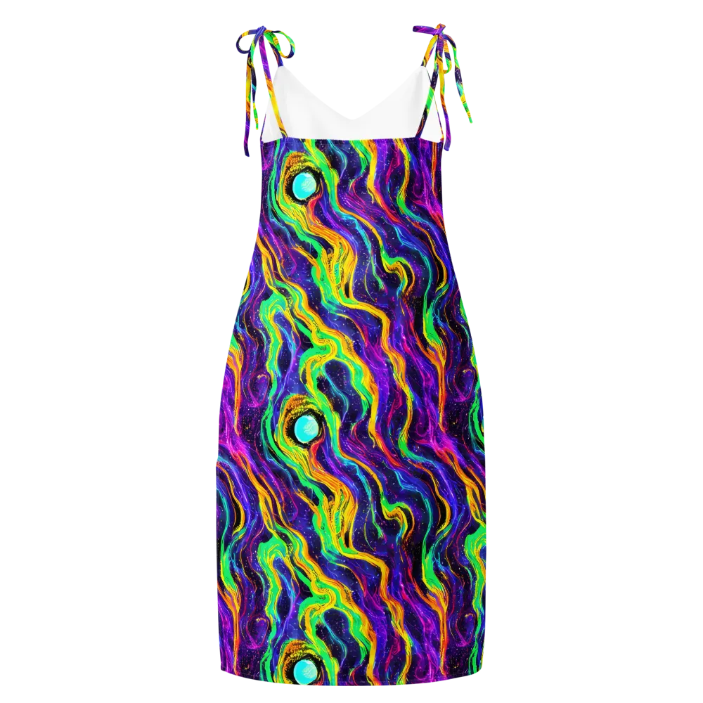 Jackson Swirl on Slip Dress — Back