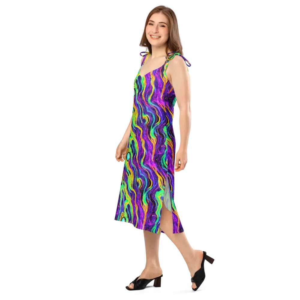 Jackson Swirl on Slip Dress — Left Front
