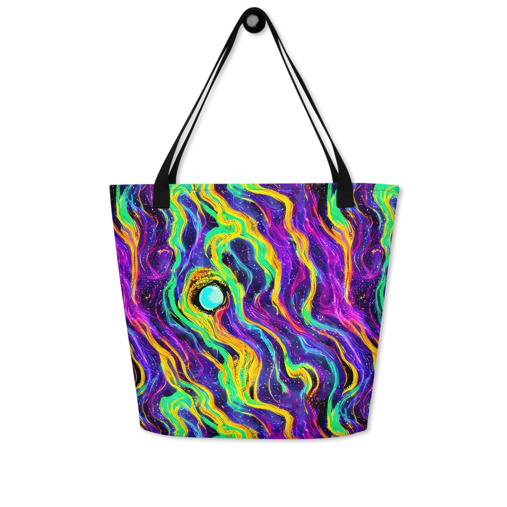 Jackson Swirl on Large Tote Bag W/ Pocket — Front