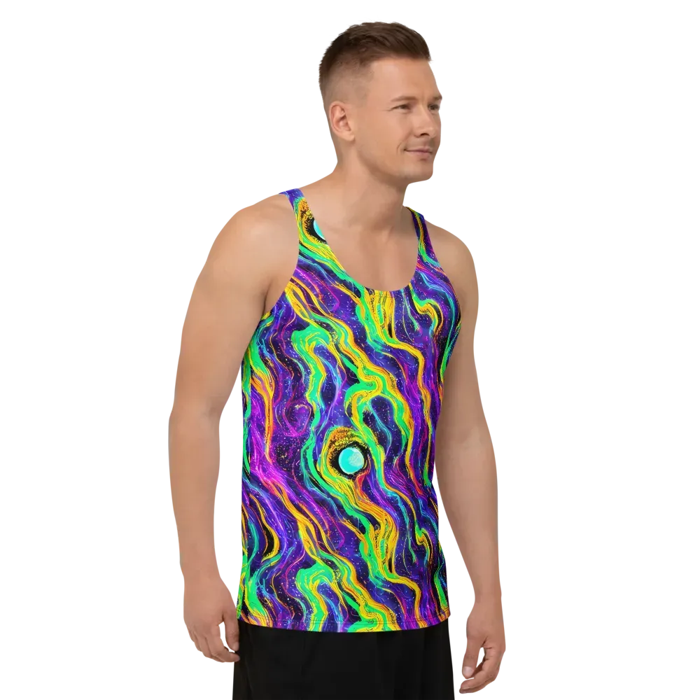 Jackson Swirl on Men's Tank Top — Right Front