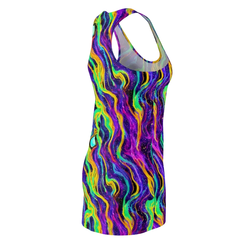 Jackson Swirl on Racerback Dress — Back Side