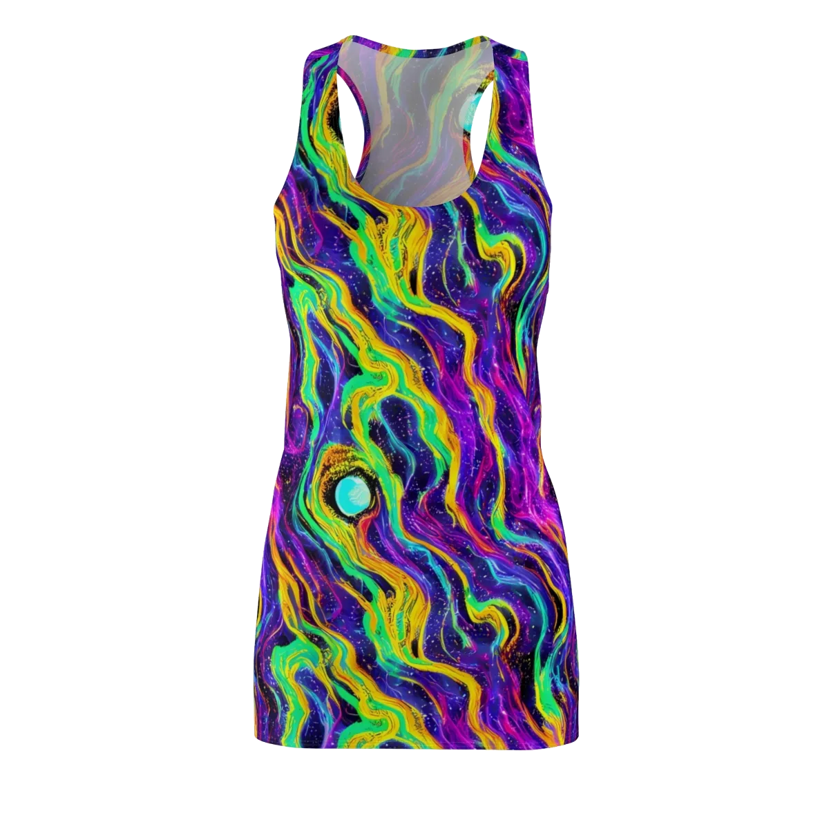 Jackson Swirl on Racerback Dress — Front