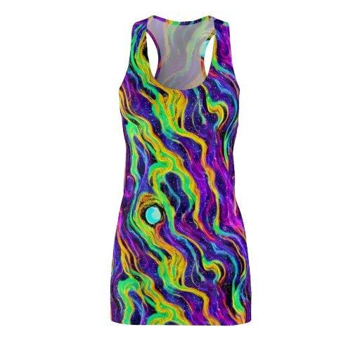 Jackson Swirl on a Racerback Dress