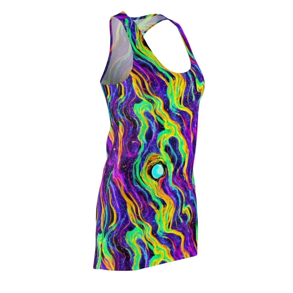 Jackson Swirl on Racerback Dress — Front Side