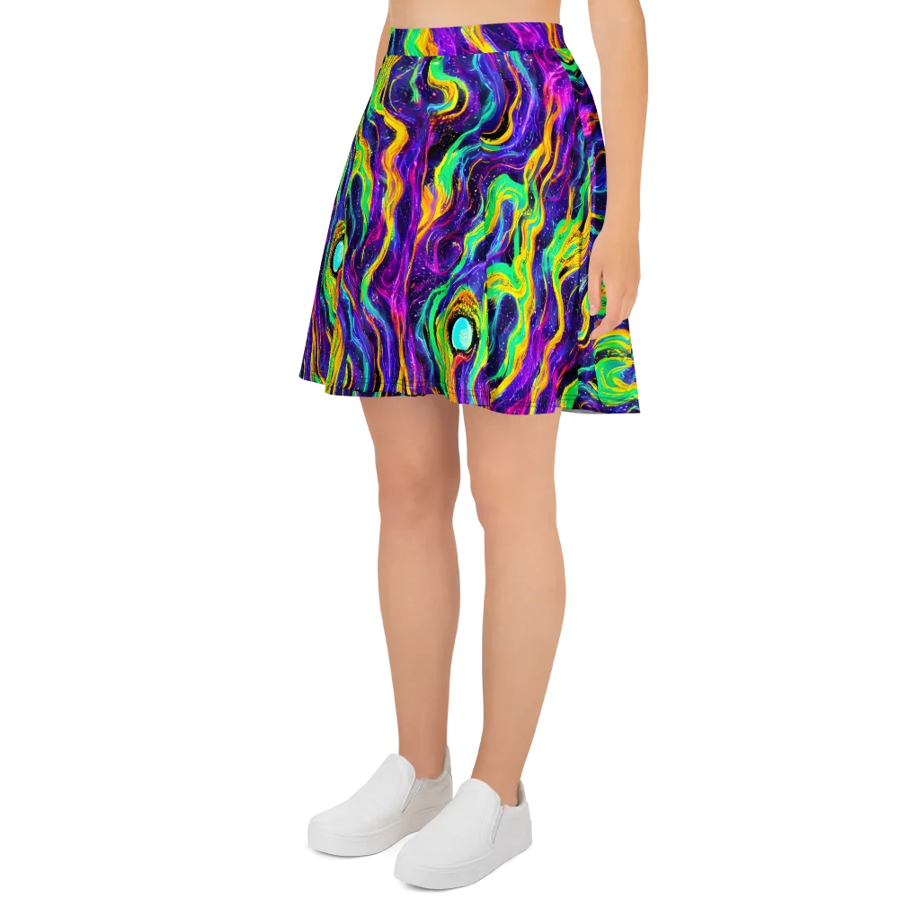 Jackson Swirl on Skater Skirt — Left