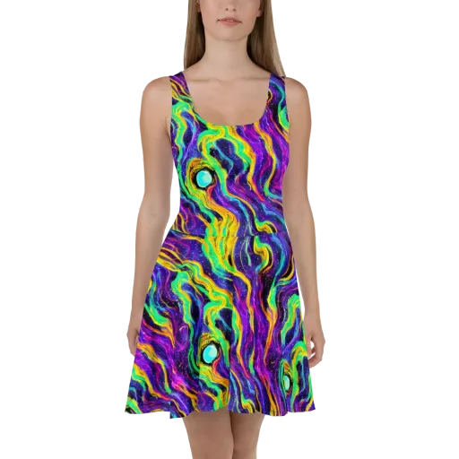 Jackson Swirl on a Skater Dress