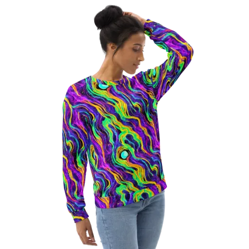 Jackson Swirl on a Sweatshirt