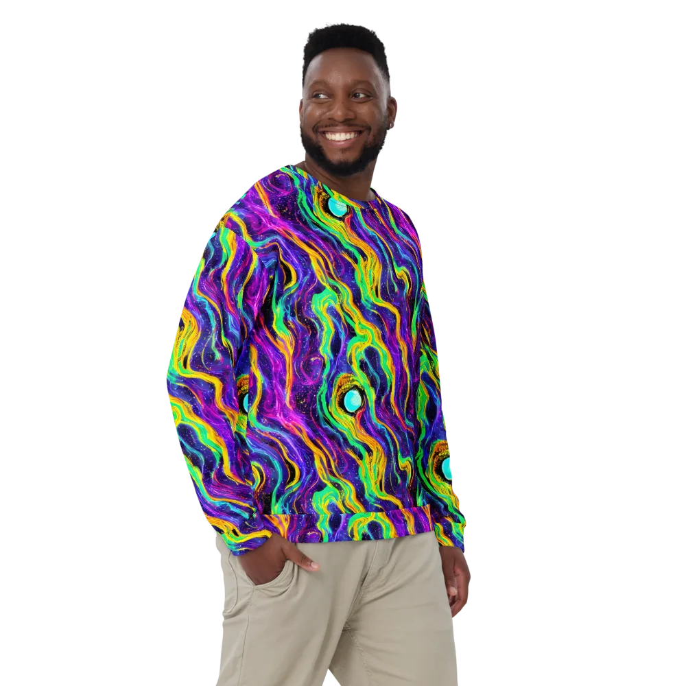 Jackson Swirl on Sweatshirt — Front