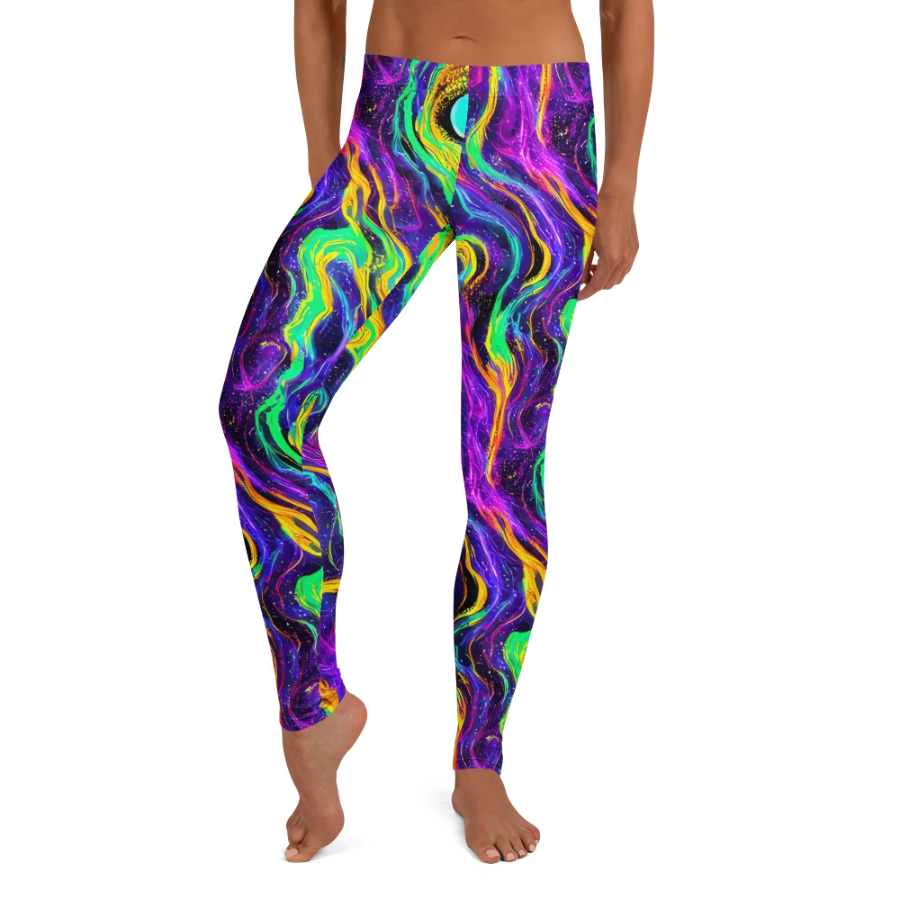 Jackson Swirl on Leggings — Front