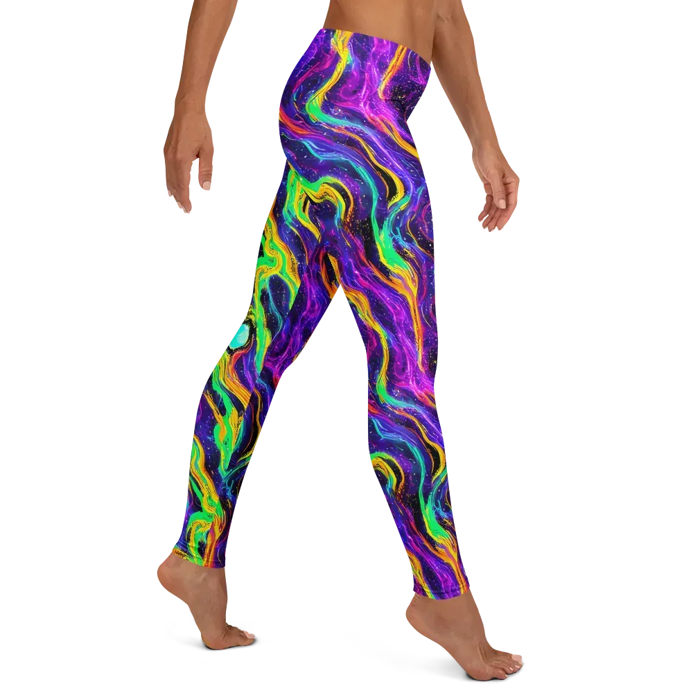Jackson Swirl on Leggings — Right