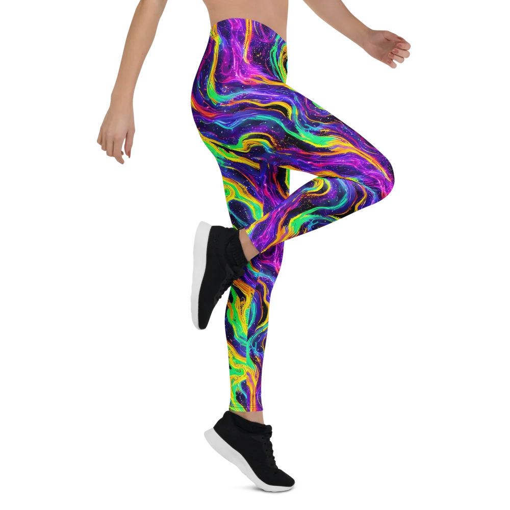 Jackson Swirl on Leggings — Right