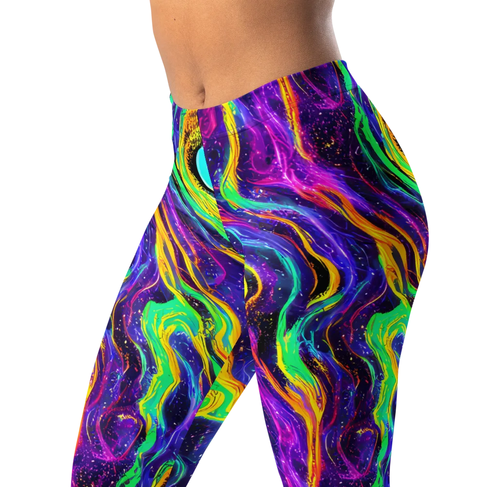 Jackson Swirl on Leggings — Left Front