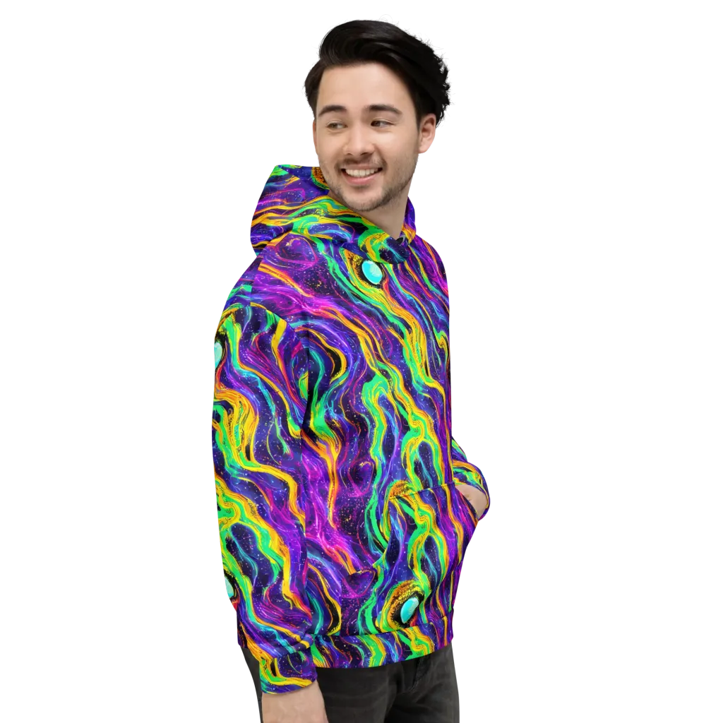 Jackson Swirl on Hoodie — Right