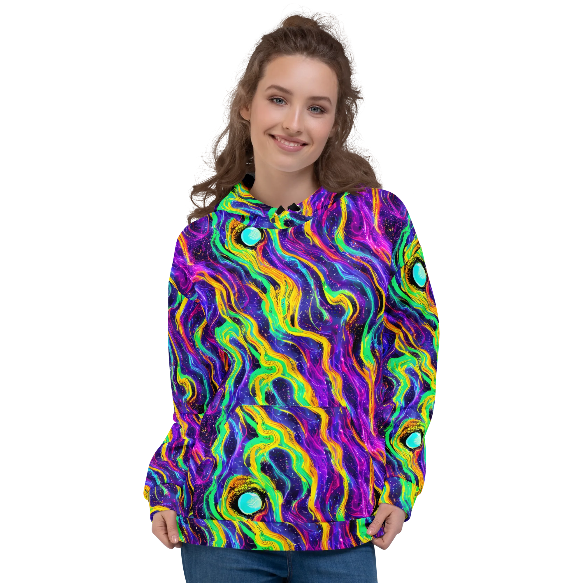 Jackson Swirl on Hoodie — Front