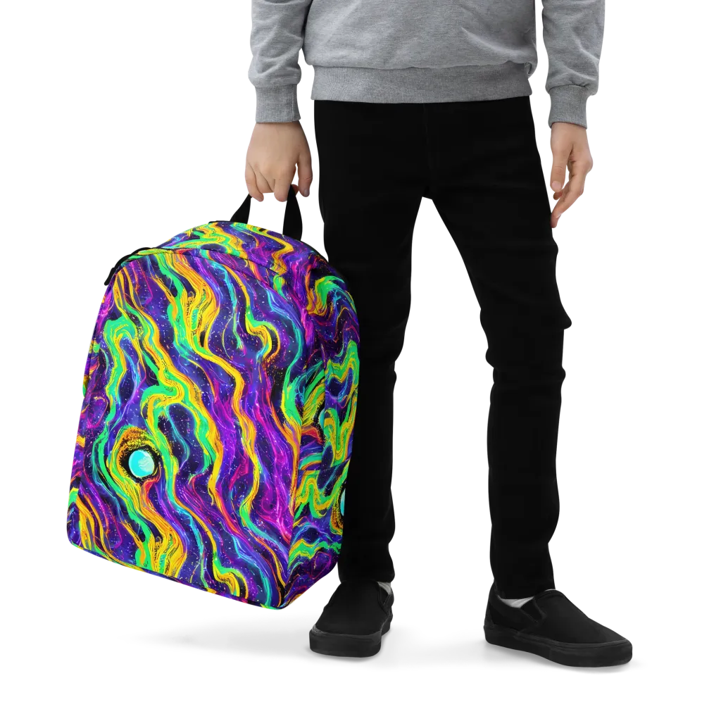 Jackson Swirl on Minimalist Backpack — Zoomed-in