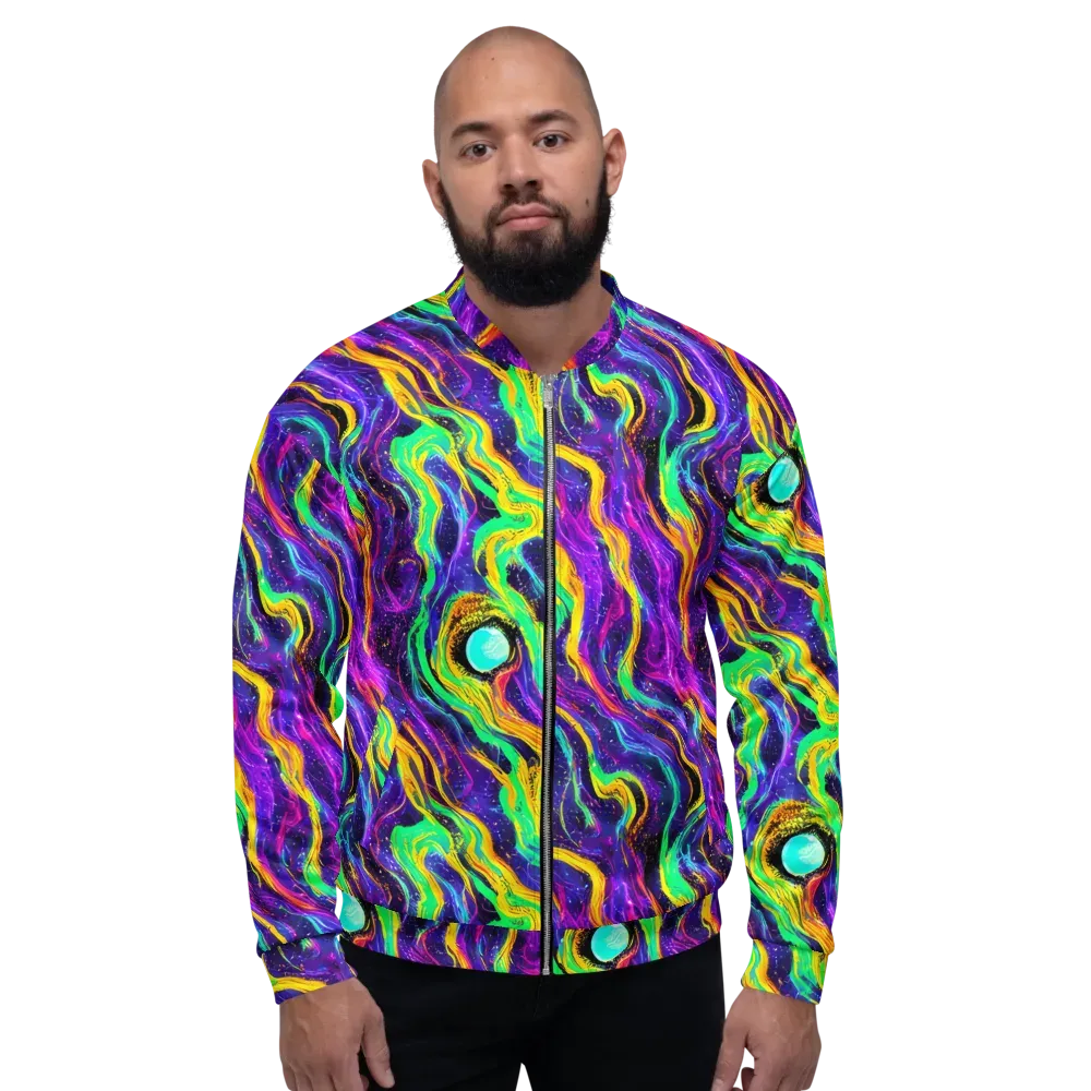 Jackson Swirl on Bomber Jacket — Front