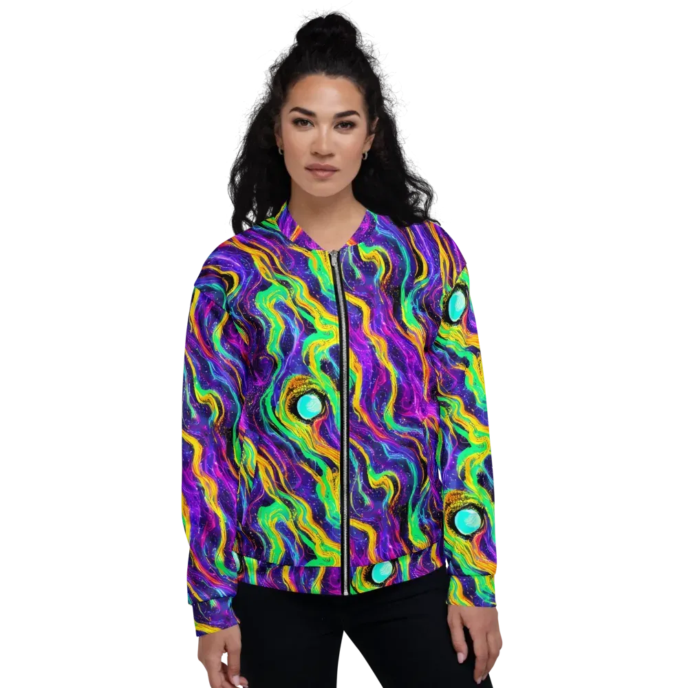 Jackson Swirl on Bomber Jacket — Front