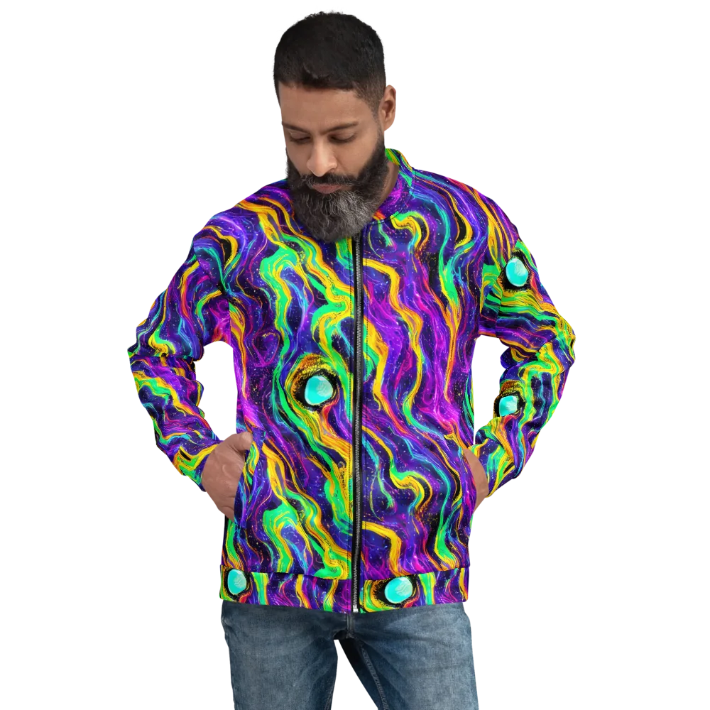 Jackson Swirl on Bomber Jacket — Front