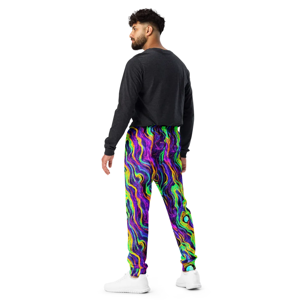 Jackson Swirl on Men's Joggers — Back