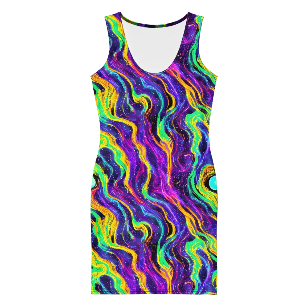 Jackson Swirl on Bodycon Dress — Front