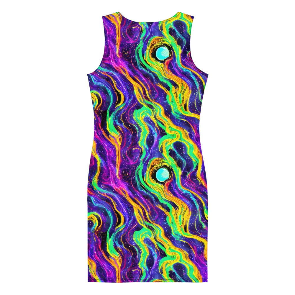 Jackson Swirl on Bodycon Dress — Back