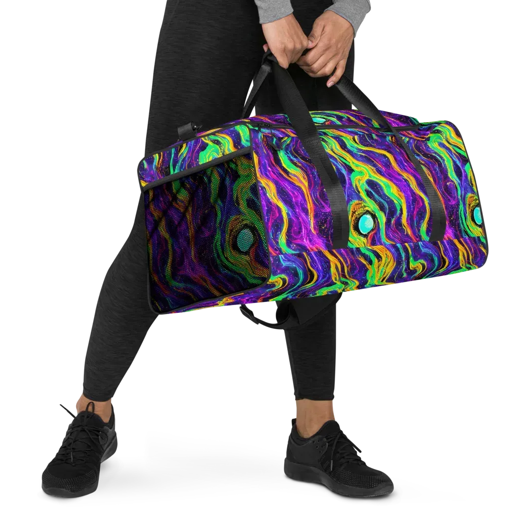 Jackson Swirl on Duffle Bag — Right Front