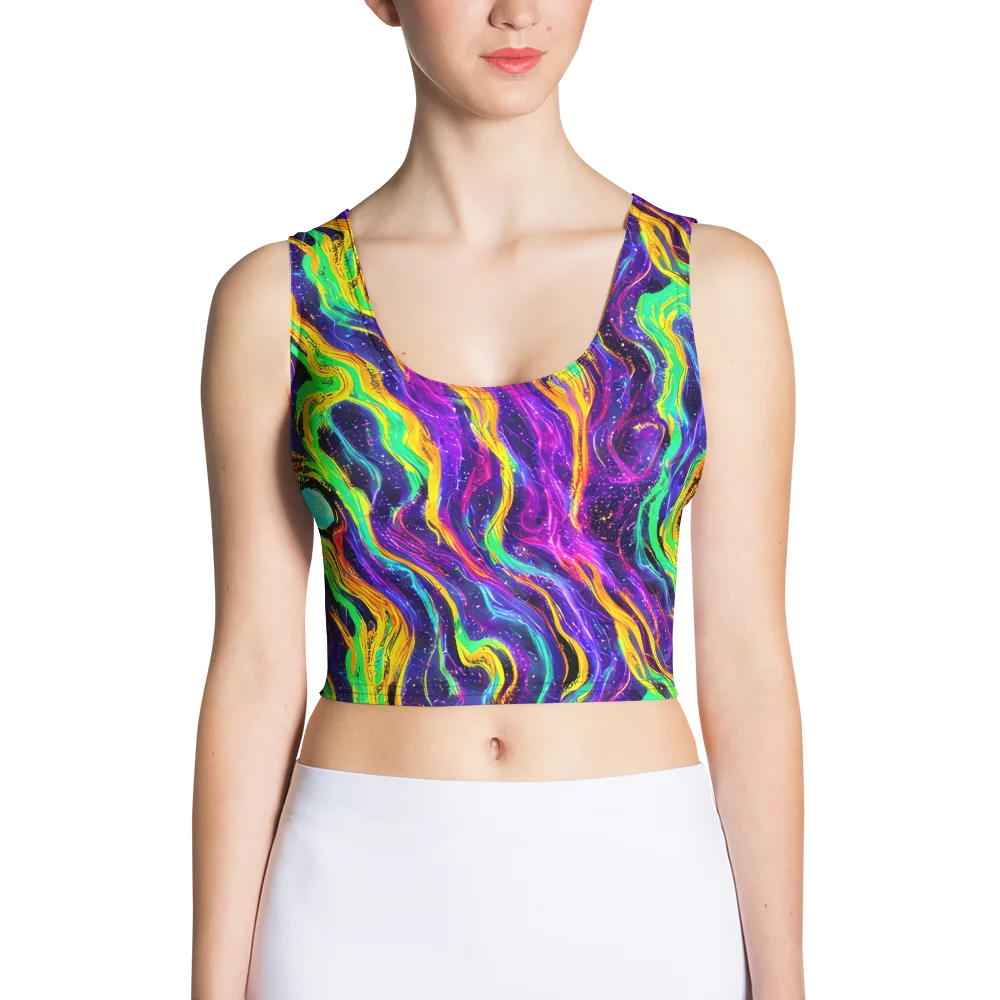 Jackson Swirl on Crop Top — Front