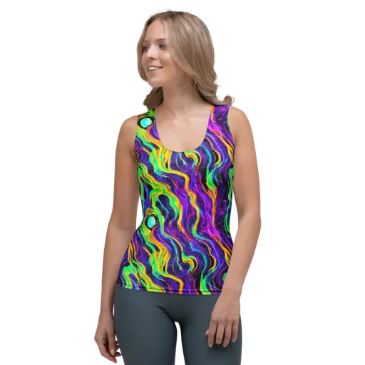 Jackson Swirl on a Women's Tank Top