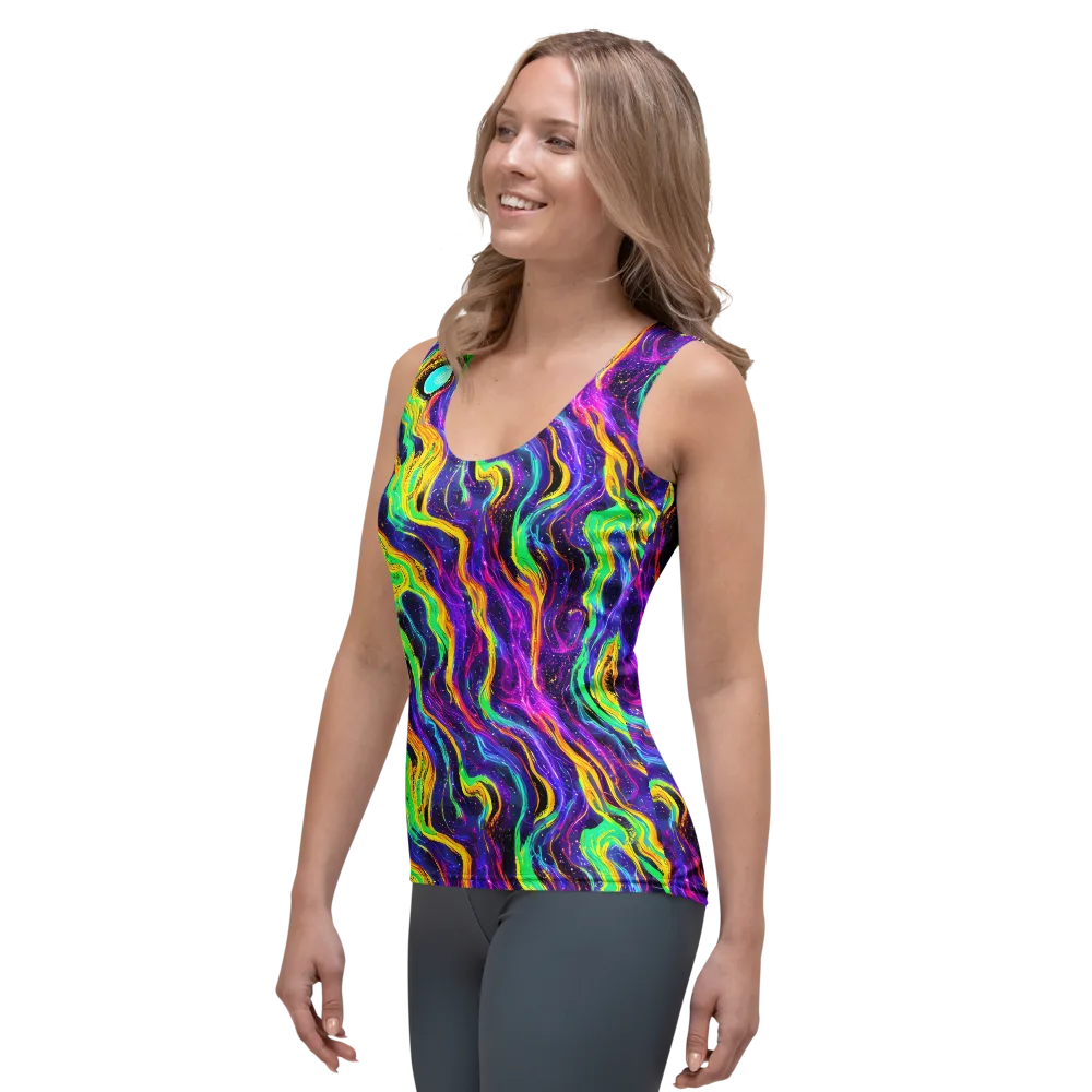 Jackson Swirl on Women's Tank Top — Left Front