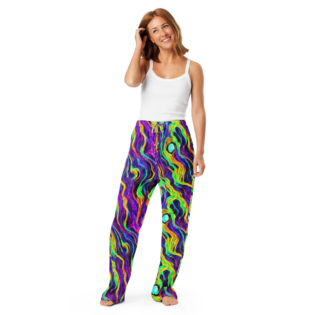 Jackson Swirl on Women's Pajama Pants — Front