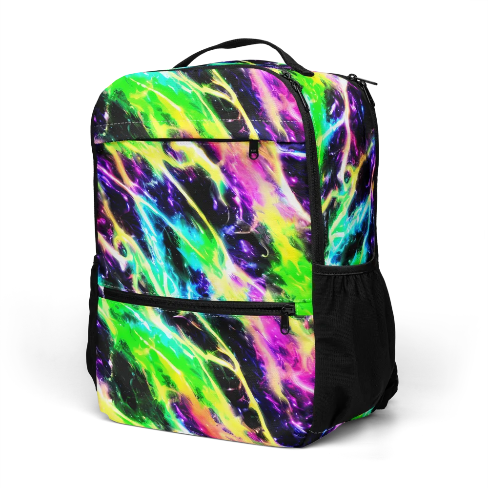 Chromatic Surge on Utility Backpack — Left Front