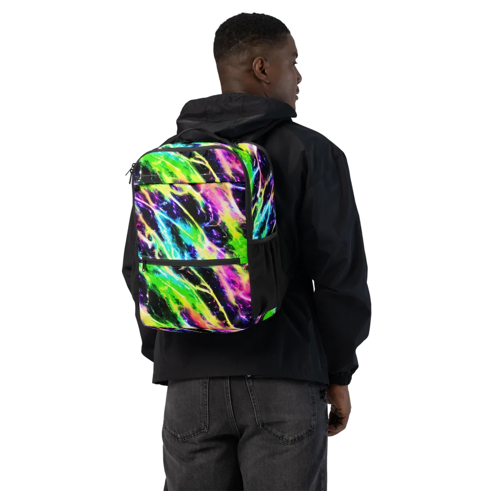 Chromatic Surge on Utility Backpack — Back