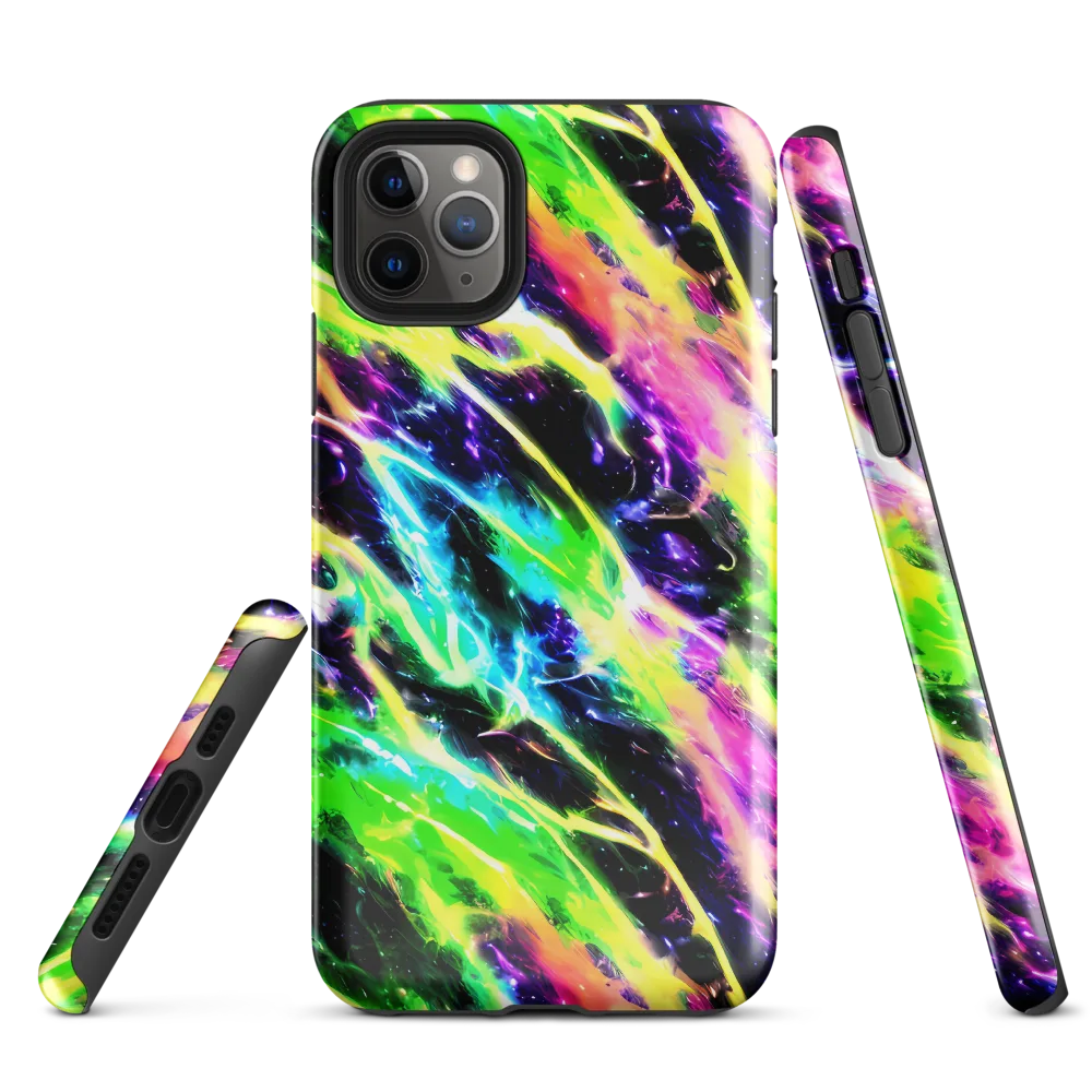 Chromatic Surge on Tough Case for iPhone® — Front