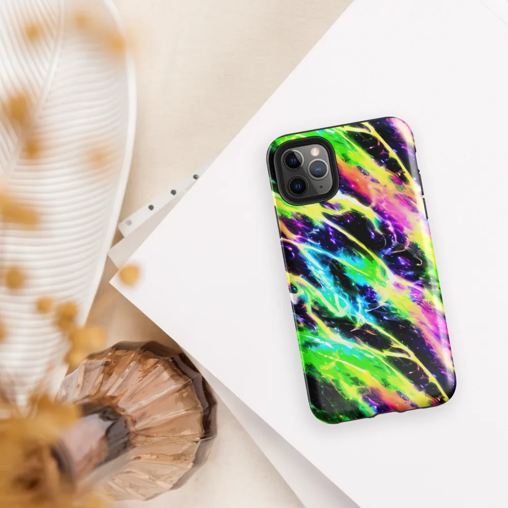Chromatic Surge on Tough Case for iPhone® — Front