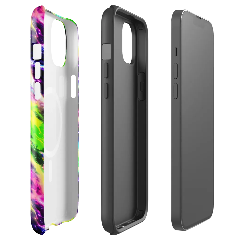 Chromatic Surge on MagSafe Tough Case for iPhone® — Front