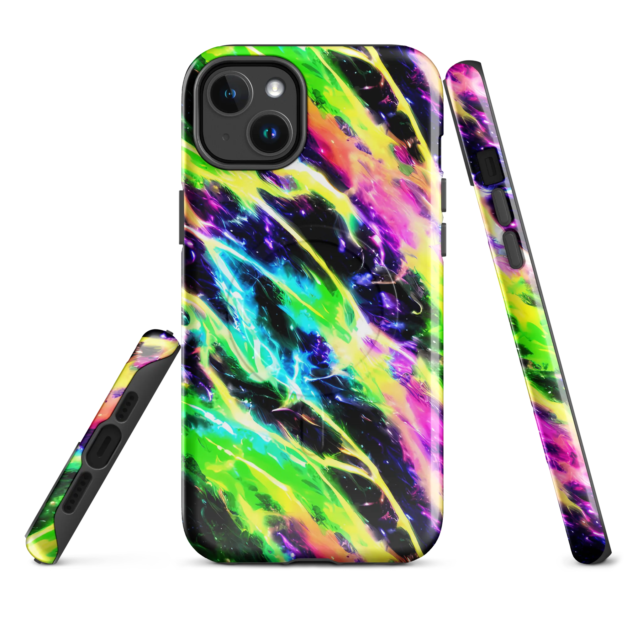 Chromatic Surge on MagSafe Tough Case for iPhone® — Front