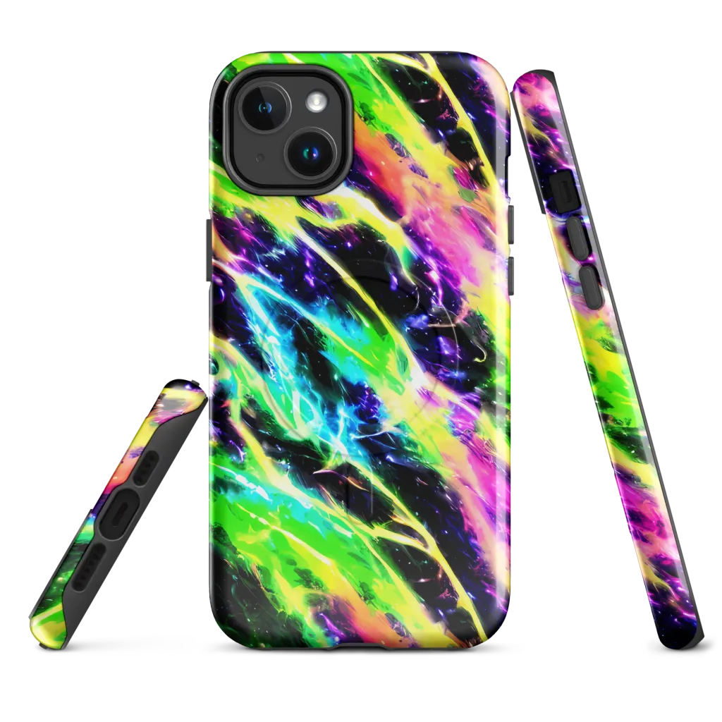 Chromatic Surge on MagSafe Tough Case for iPhone® — Front