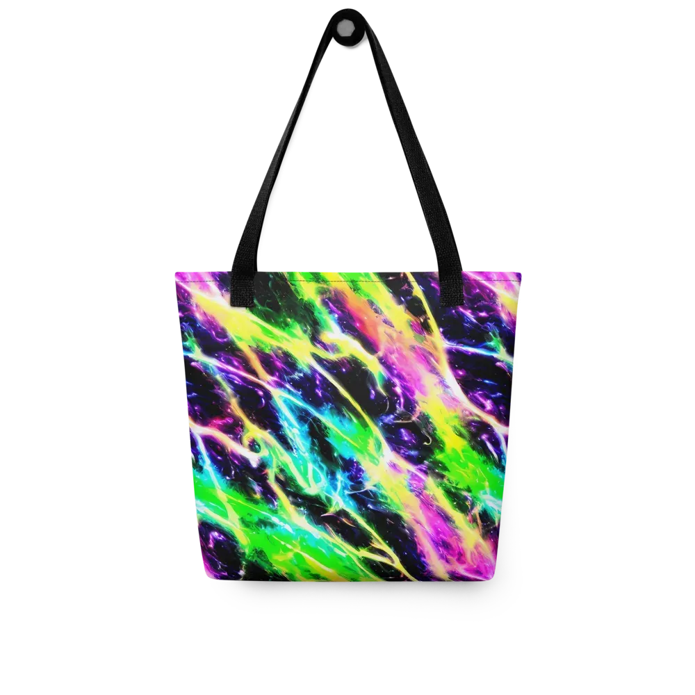 Chromatic Surge on Tote Bag — Front