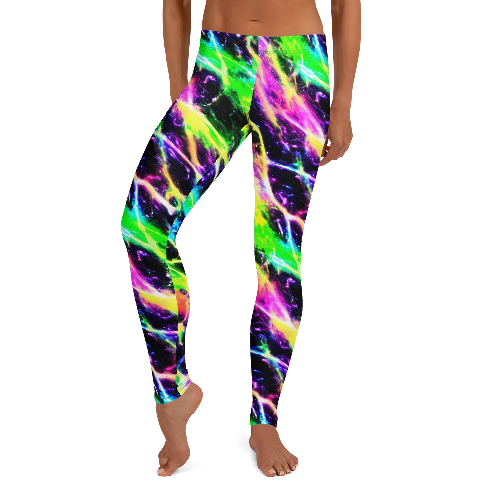 Chromatic Surge on Leggings — Front