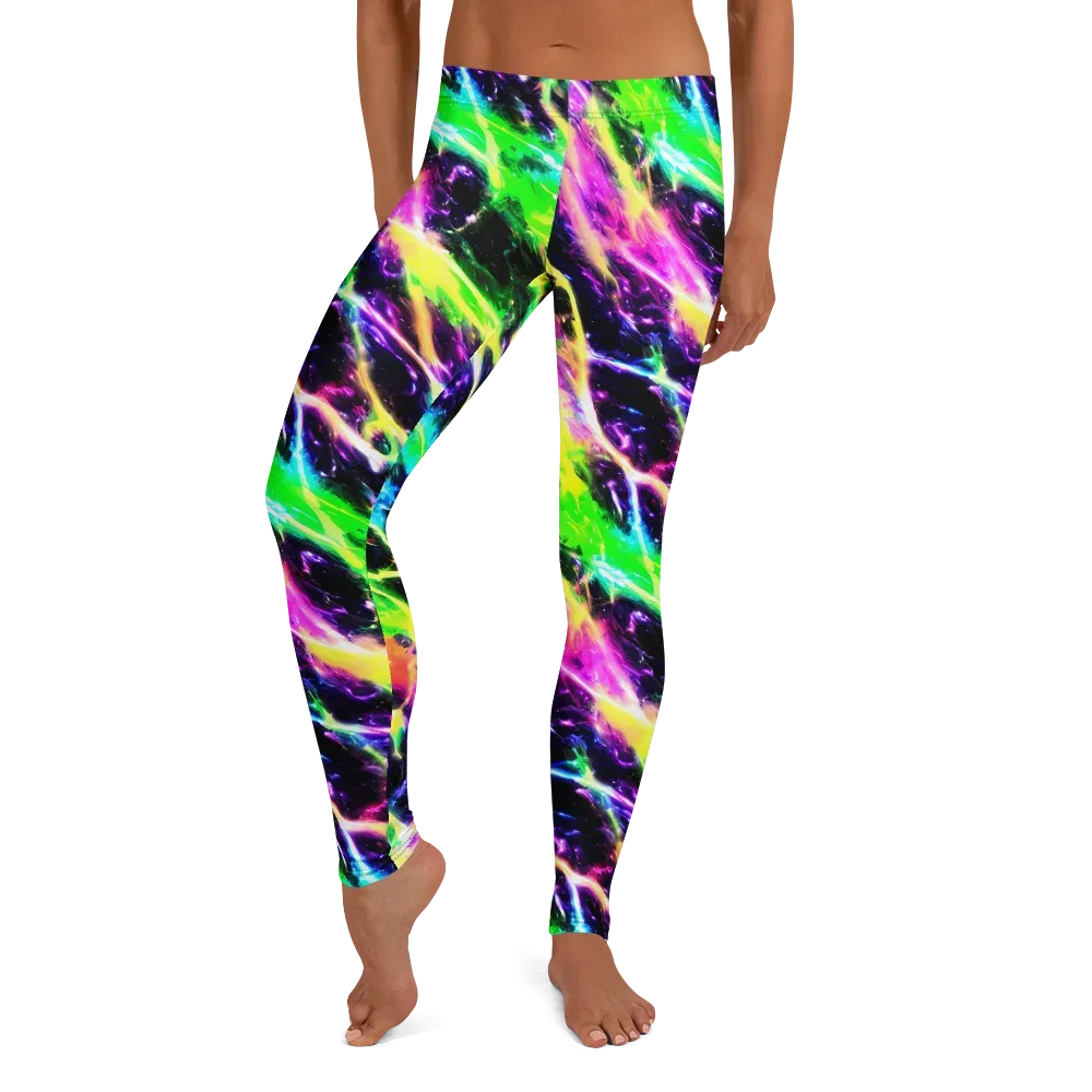 Chromatic Surge on Leggings — Front