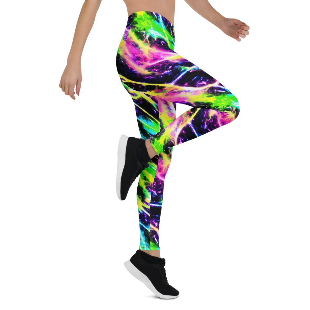 Chromatic Surge on Leggings — Right