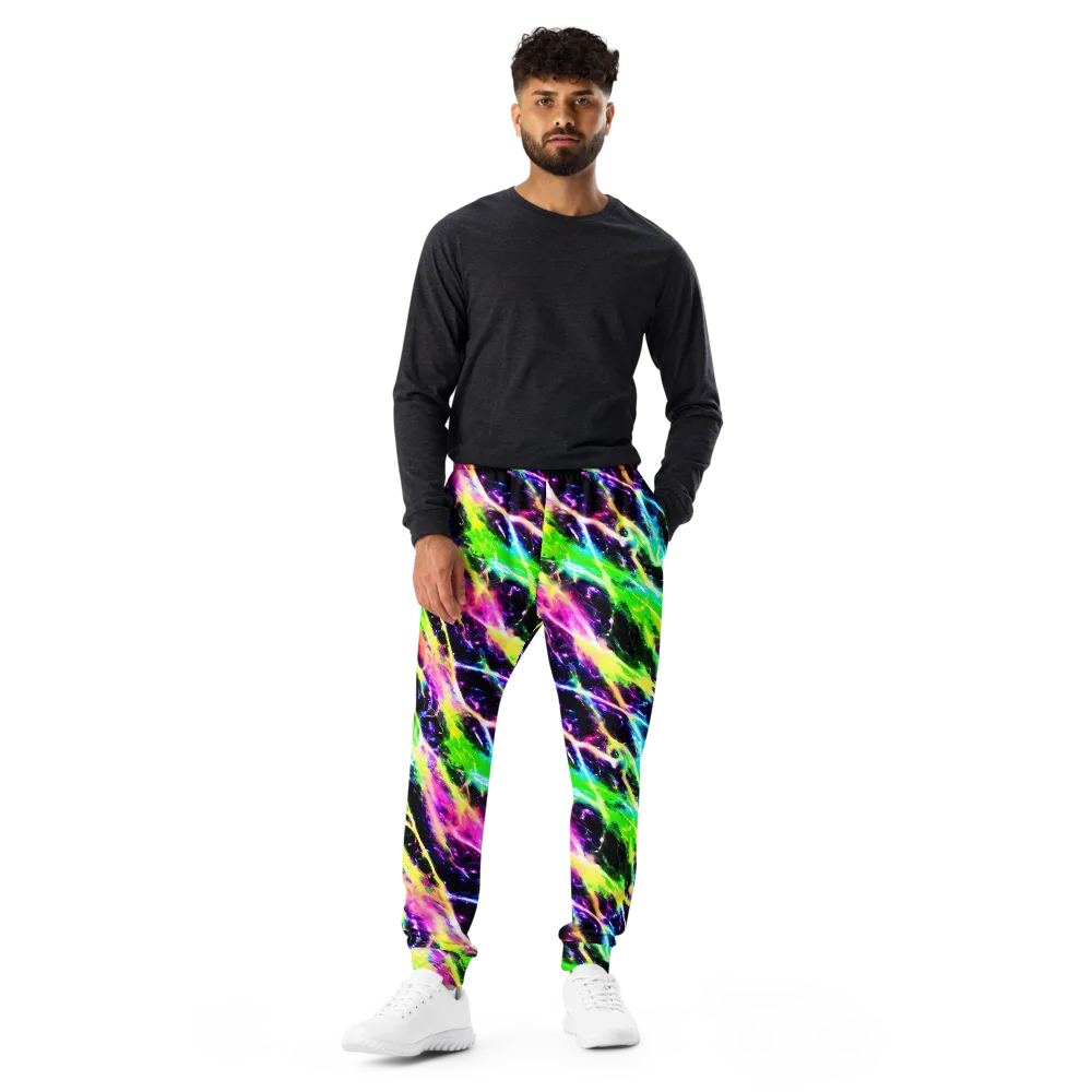 Chromatic Surge on Men's Joggers — Front