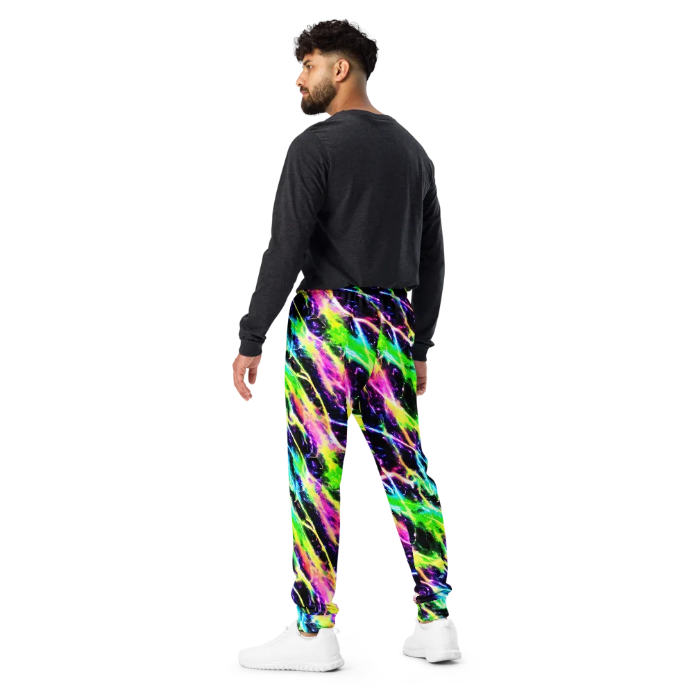 Chromatic Surge on Men's Joggers — Back