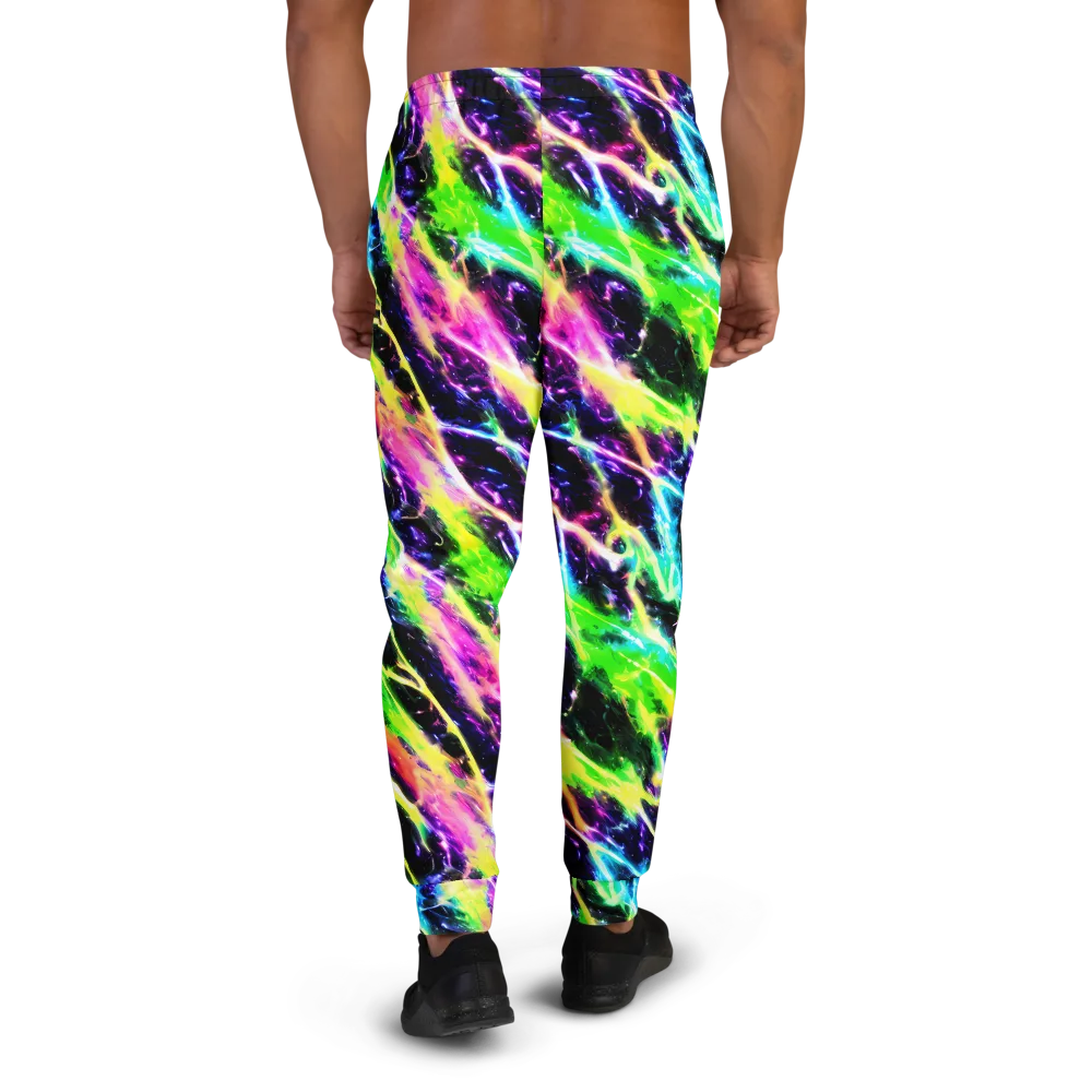 Chromatic Surge on Men's Joggers — Back