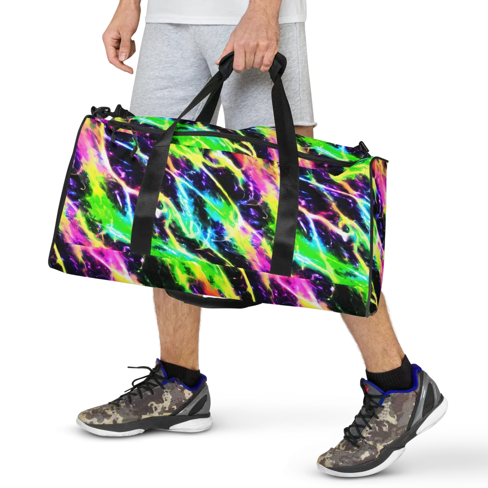 Chromatic Surge on Duffle Bag — Front