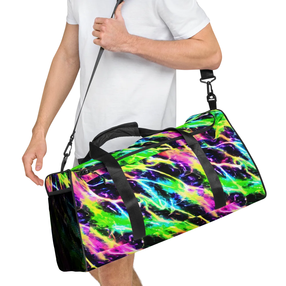Chromatic Surge on Duffle Bag — Right Front