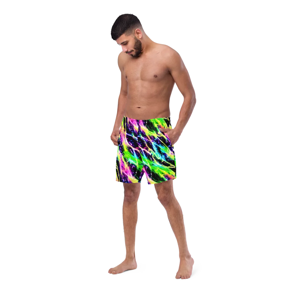 Chromatic Surge on Swim Trunks — Left Front