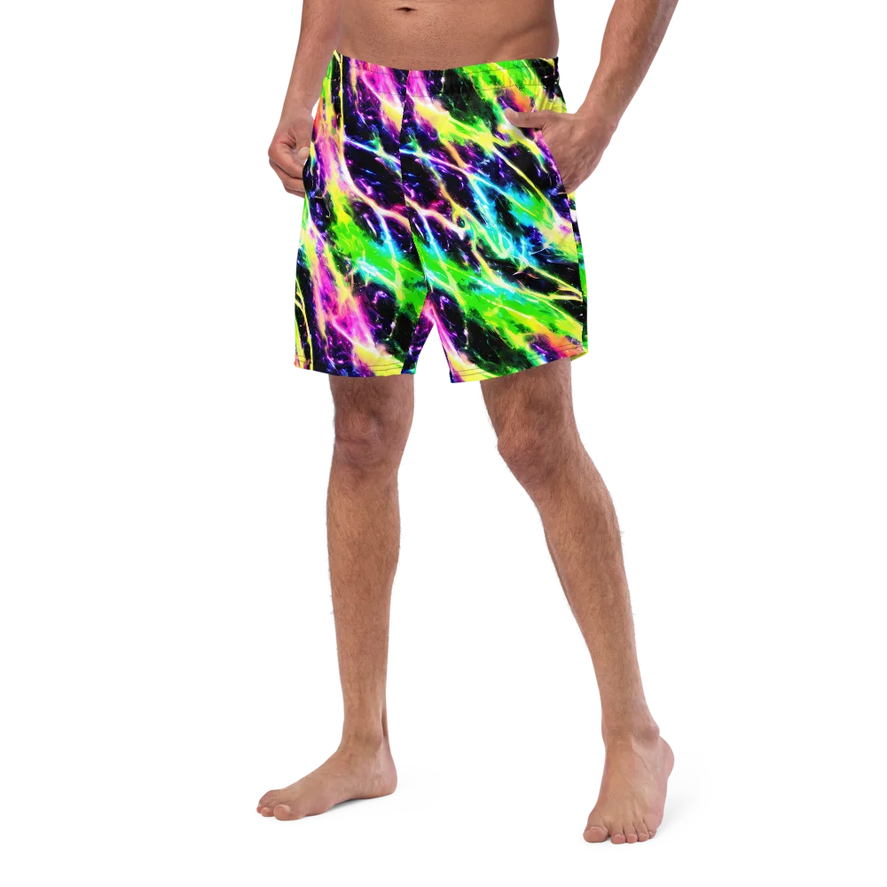 Chromatic Surge on Swim Trunks — Left Front