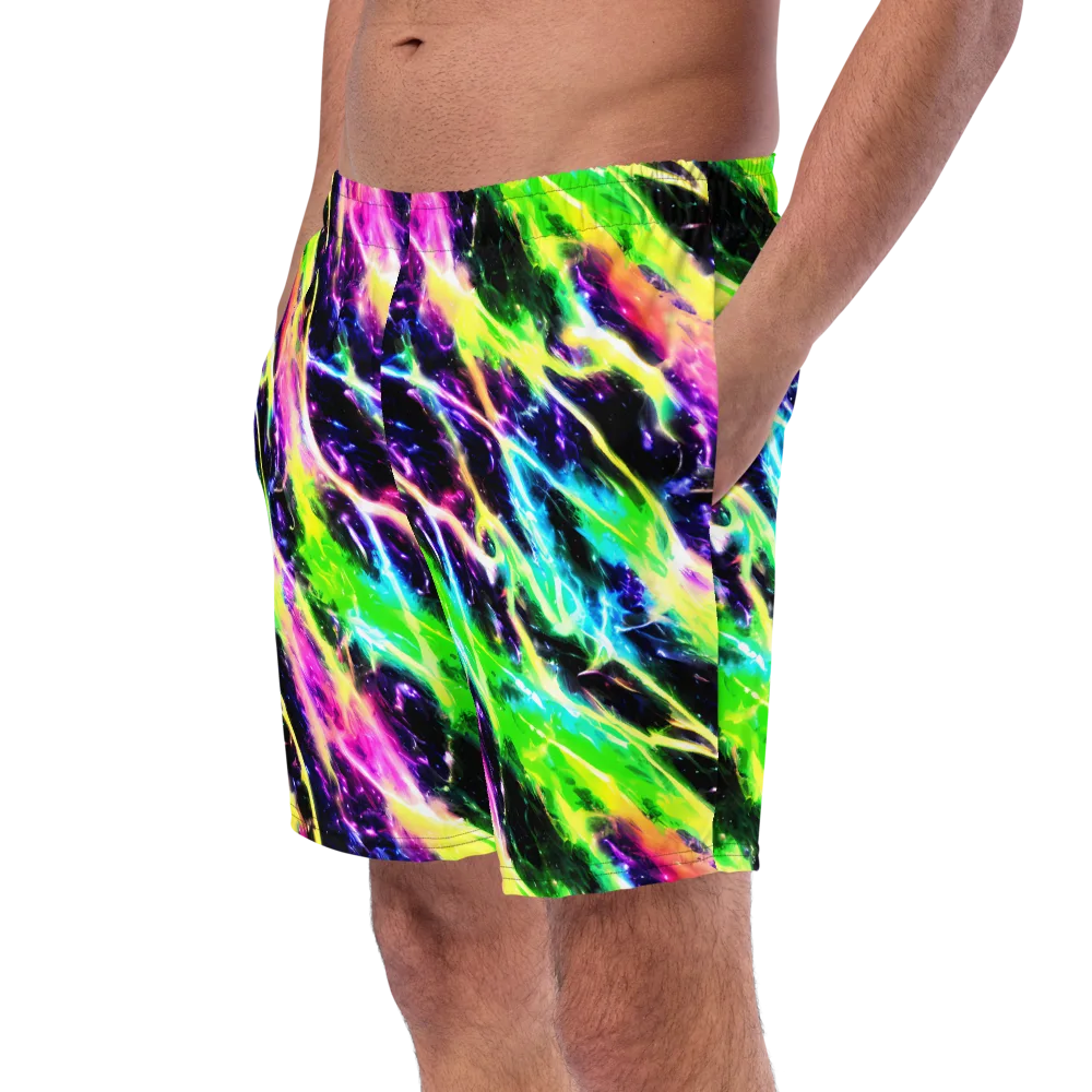 Chromatic Surge on Swim Trunks — Left Front